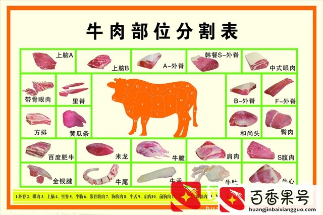 牛身上哪个部位的肉最好你知道么？