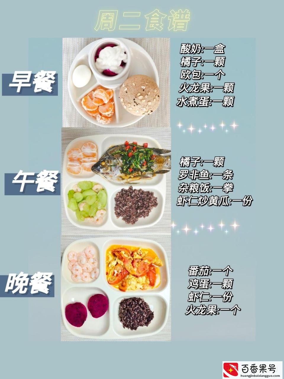 干货：一周高效减肥食谱，亲测月瘦10斤