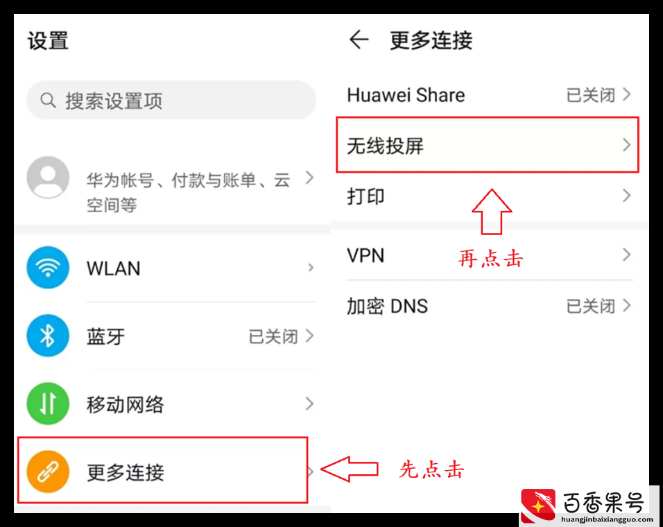 手机投屏到电视上，才知道这样简单？画面清晰，流畅不卡