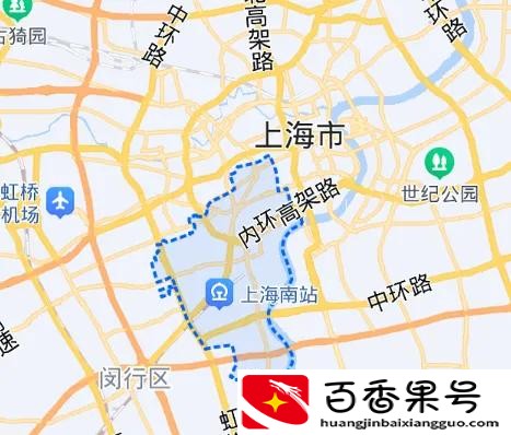 上海市中心七区，区位分析……