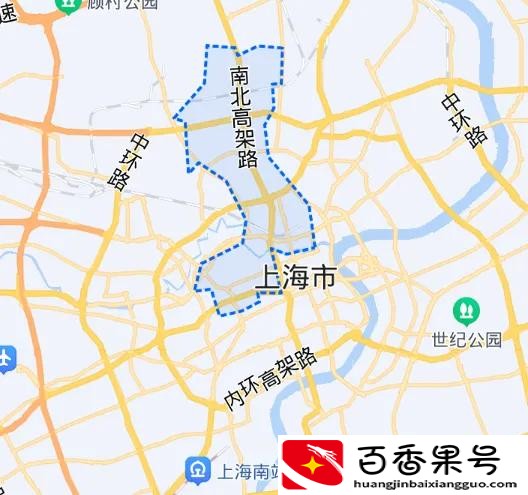 上海市中心七区，区位分析……