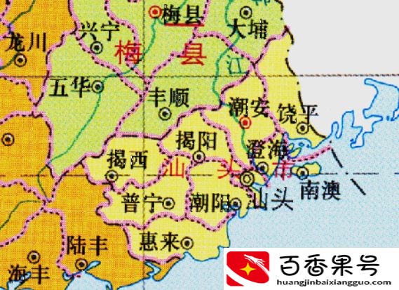 潮汕地区都有哪些城市