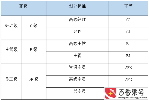 一般公司职位级别排序